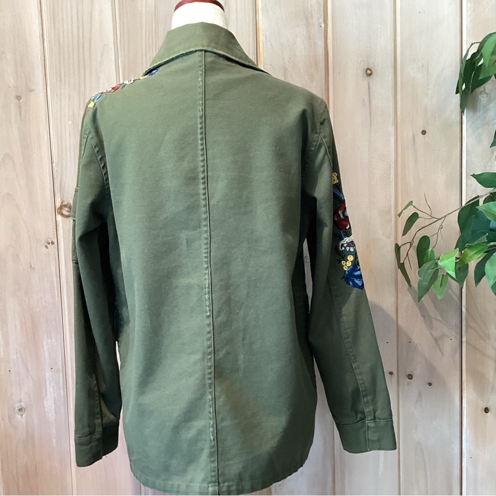 Anthropologie Dolan Embroidered Utility Jacket - Picture 11 of 12